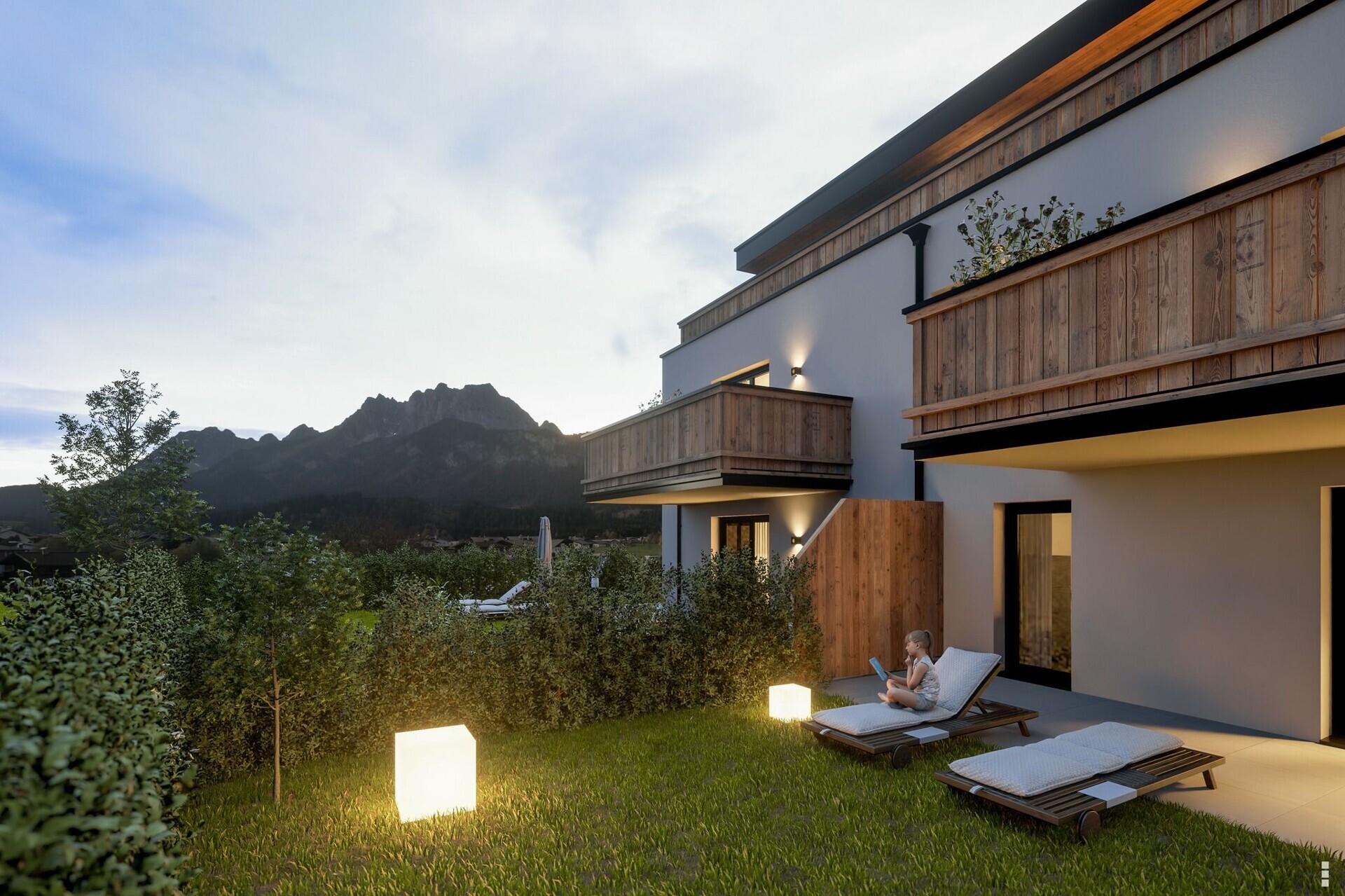 Visualisierung gartenwohnung