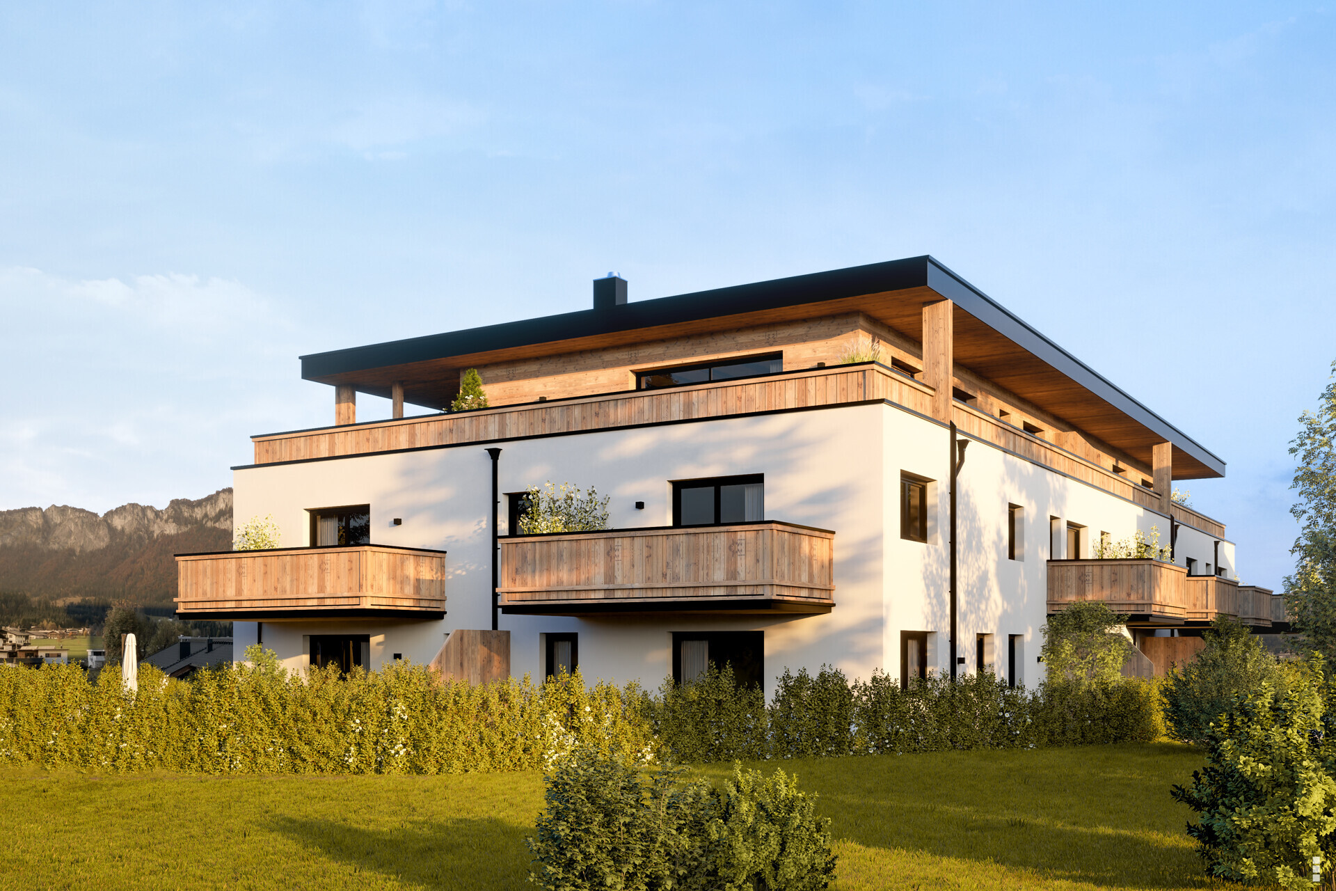 Visualisierung gartenwohnung