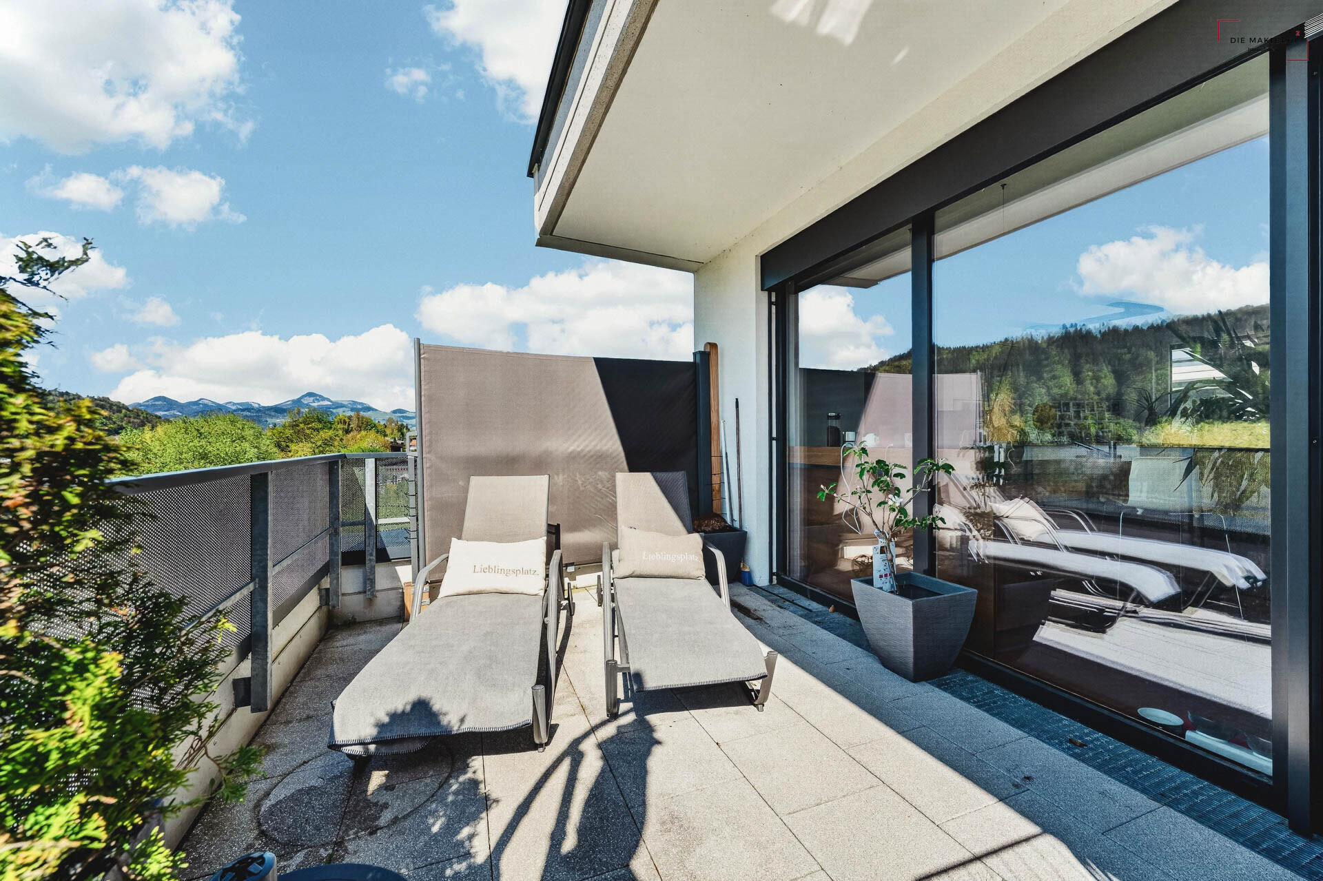 Kufstein og terrasse