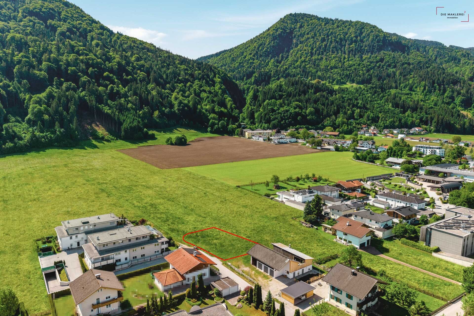 Wörgl grundstück markiert