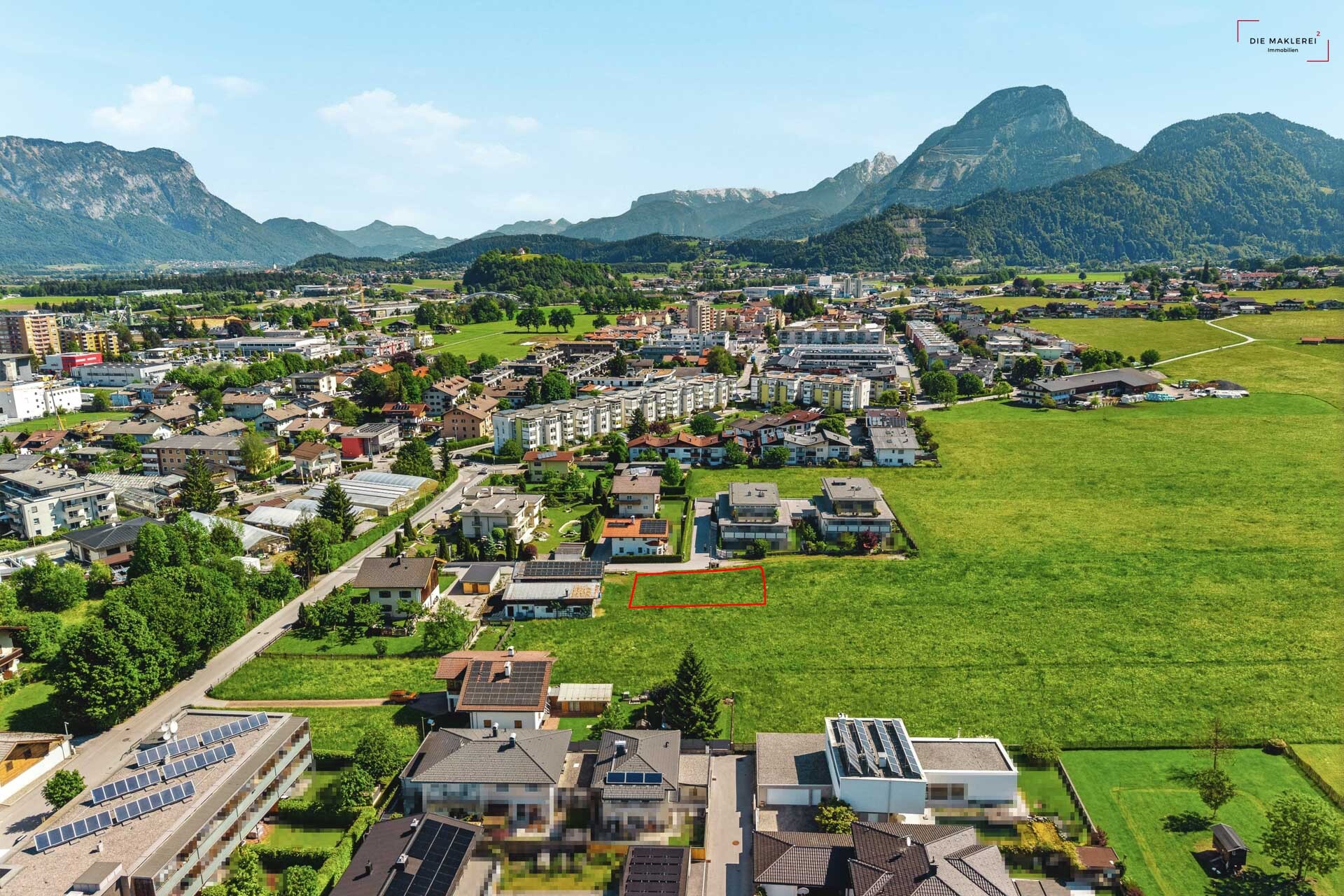 Wörgl grundstück markiert