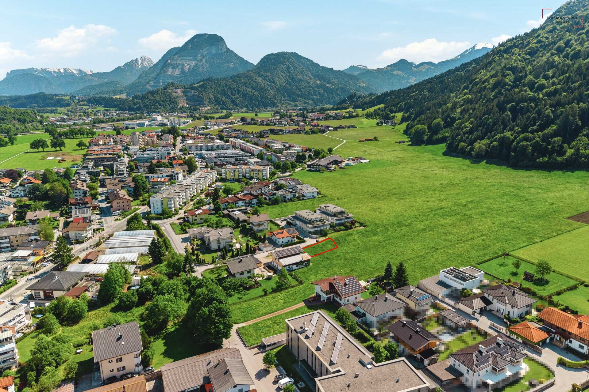 Wörgl grundstück markiert